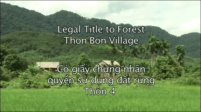 IIED Film: Local people manage Vietnam forest