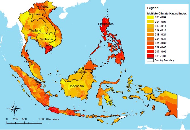 Climate Map SE Asia